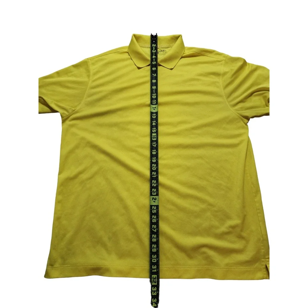 Vintage Nike Golf Mens‎ L dri-fit Yellow shirt EUC 48